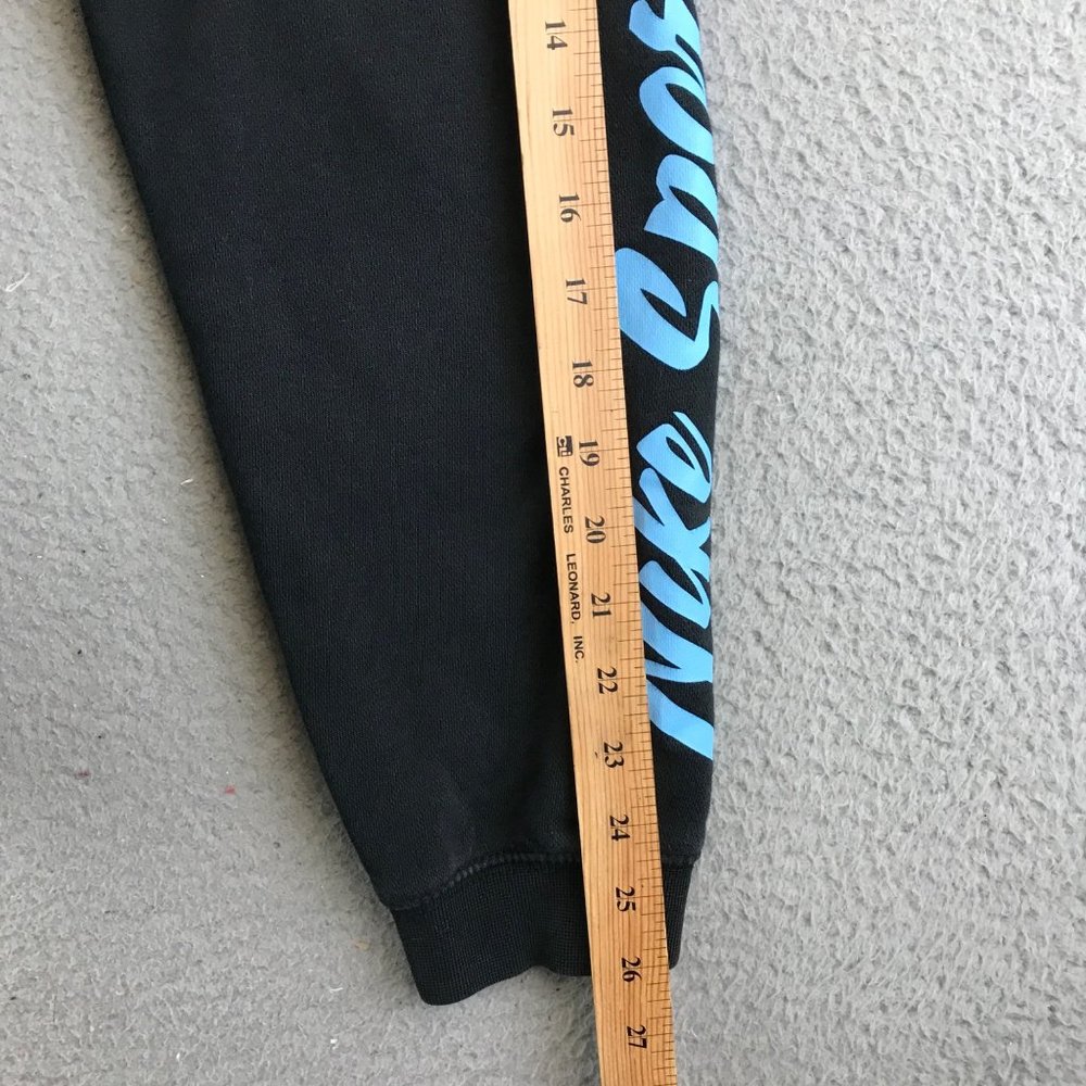 Nike Sweater Adult L Black Palm Tree Spellout Pullover Hoodie - Picture 5 of 8